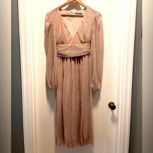 Pink shimmer dress from SHEIN